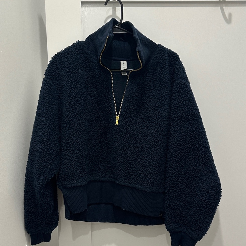 Varley Midnight Blue Cowl Sweater